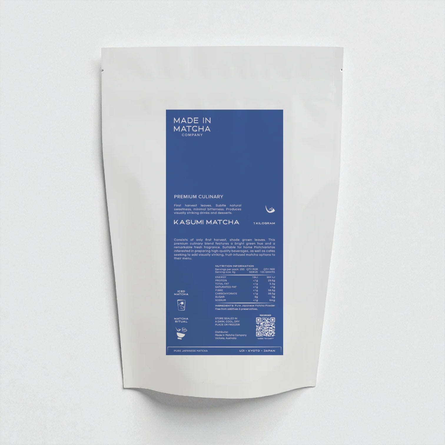 Bulk 'Kasumi' Premium Culinary Matcha Powder