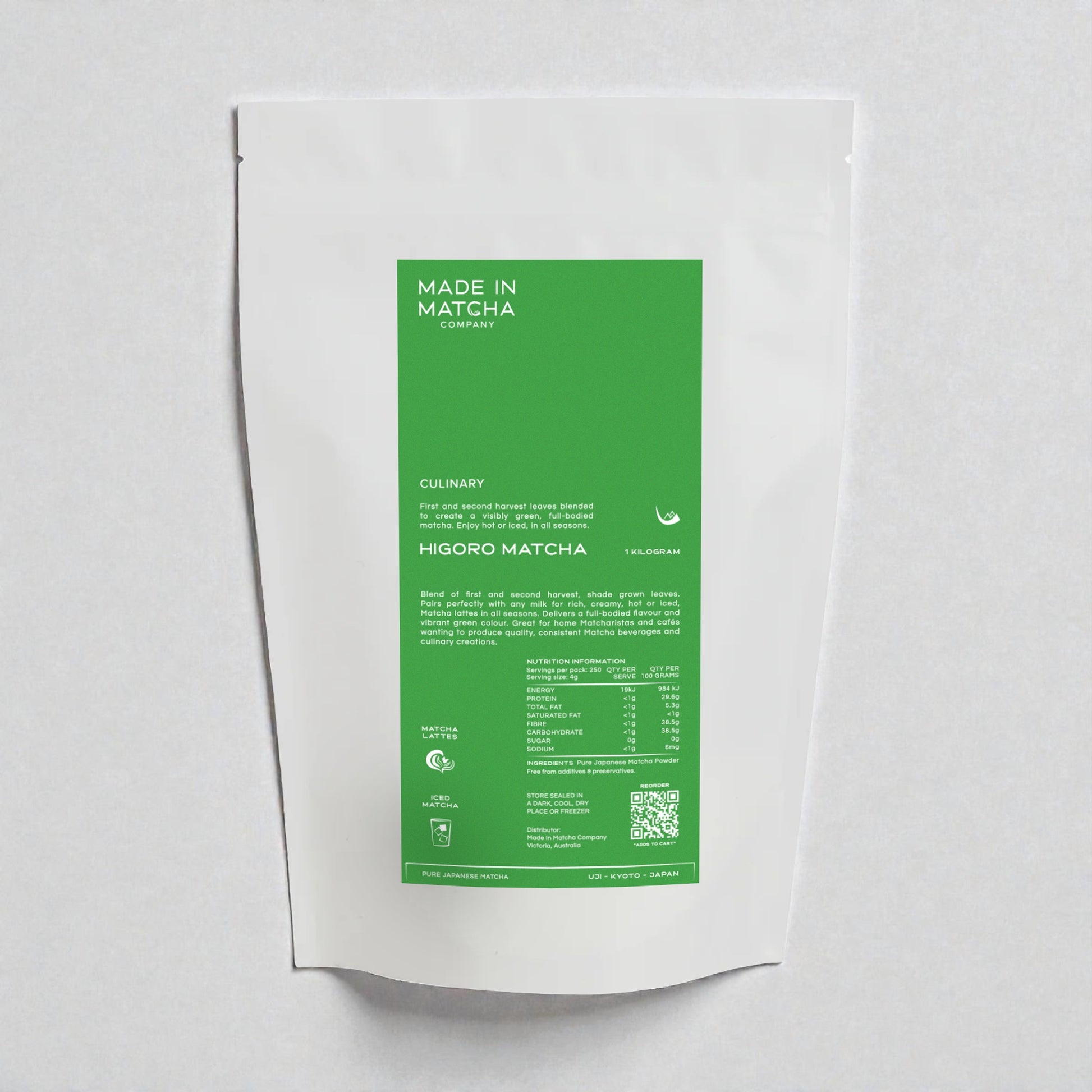 Bulk 'Higoro' Culinary Matcha Powder
